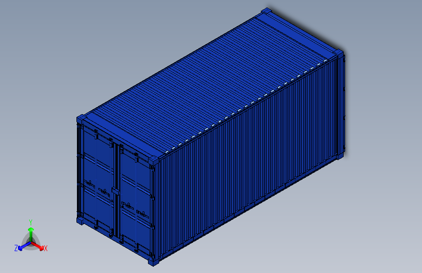 Y5201-集装箱++container-20-f-high-cube+SW