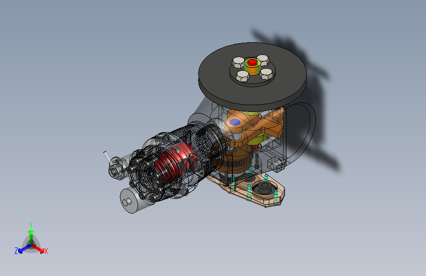 Y5300-Barr+and+Stroud+引擎三维建模图纸+solidworks设计