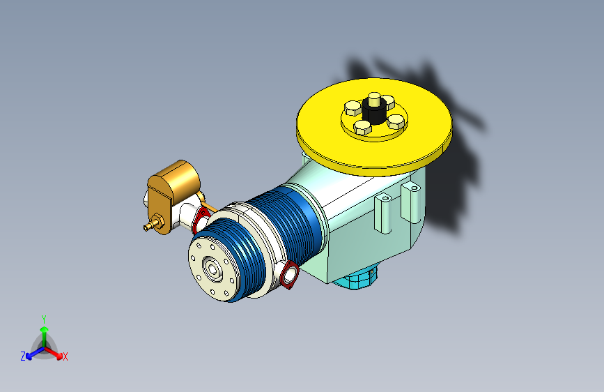 Y5302-Barr+Stroud发动机3D模型图纸+STP格式