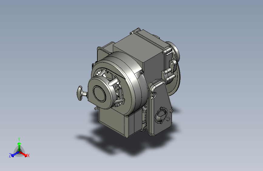 Y5388-Moyer+2k12发动机模型3D图纸+STP格式