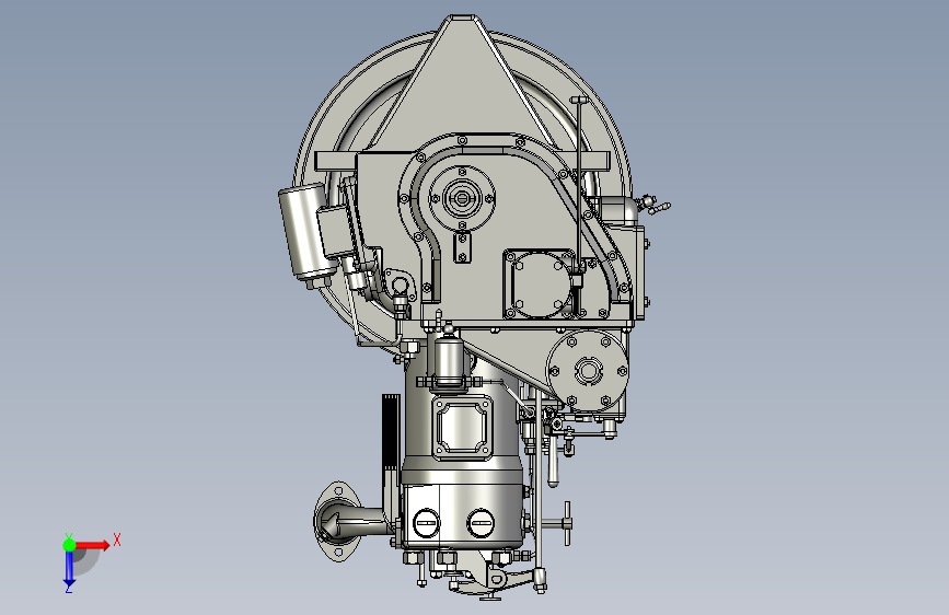 Y5391-mwm-sh19z-old-stationary-engine-1933+SE+STP 俯视图