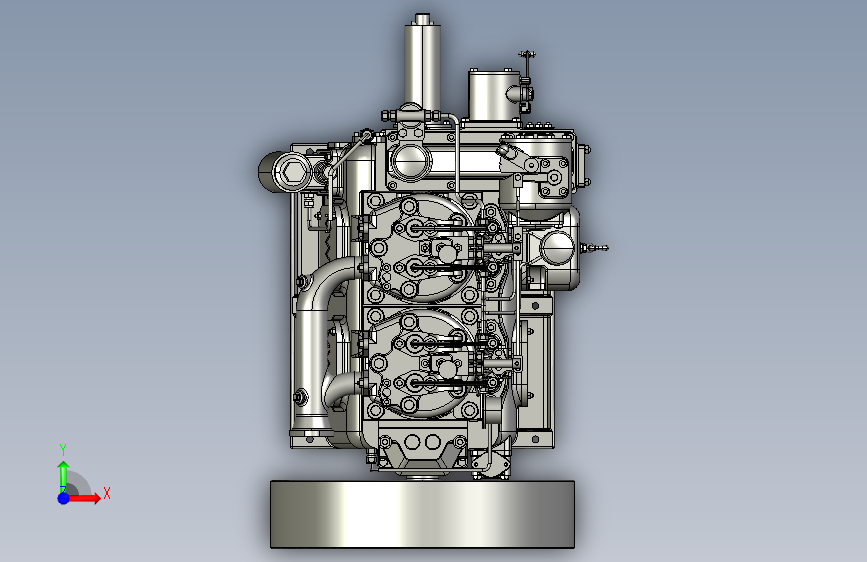 Y5391-mwm-sh19z-old-stationary-engine-1933+SE+STP 正面视图