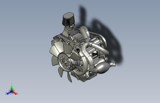 Y5439-Two+Stroke+Rotary双冲程转子发动机3D图纸+INVENTOR设计+附STP