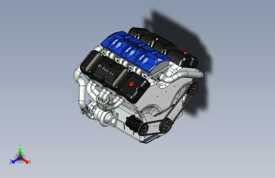 Y5450-V6双涡轮增压发动机（3.2升）