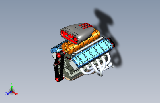 Y5459-v12-car-engine+SW