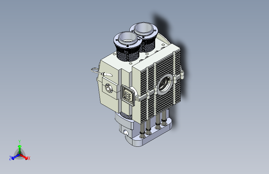 Y5466-Volkswagen+Beetle马达模型3D测绘图纸+solidworks设计+附工程图