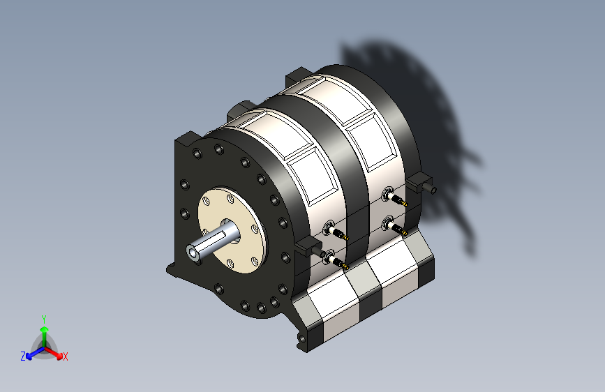 Y5477-Wankle汪克尔转子发动机模型3D图纸+Solidworks设计+附IGS