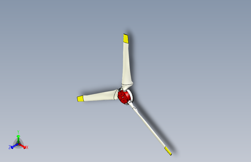 Y5587-航空发动机+3叶螺旋桨+机械设计参考资料+3D建模模型图纸