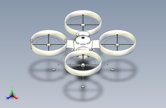 Y5635-航空发动机+大型四旋翼飞机器+遥控飞机+机械设计参考资料+3D建模图纸