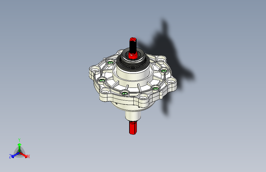 Y5744-三星洗衣机电机模型3D图纸+Solidworks设计