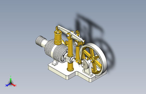 Y5760-斯特林发动机+Beamer斯特灵发动机3D模型图纸+Solidworks设计