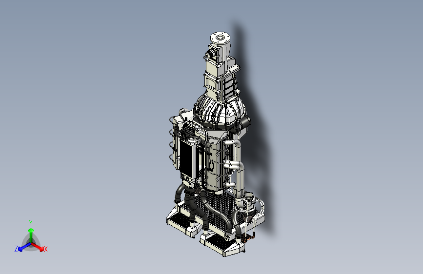 Y5790-通用汽车V8+GM+350发动机外形3D建模图纸+SolidWorks设计+附STEP
