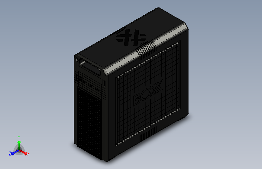 Y5009-笔记本+电脑+boxx-vulcan-design-challenge机箱+SW+STP