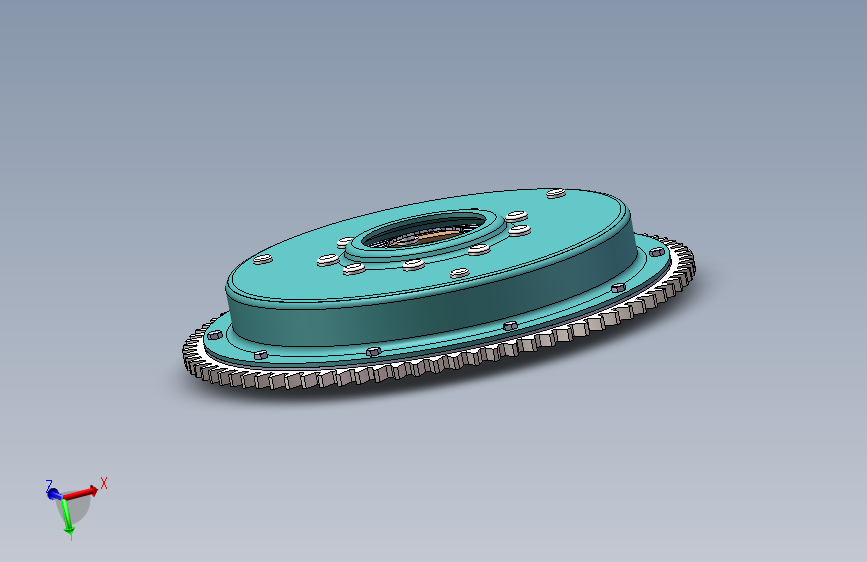 基于SolidWorks的离合器三维建模设计【推式膜片弹簧 轻型车】【三维SW】【含7张CAD图纸】