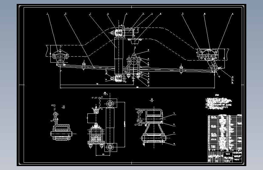 某货车悬架系统的设计【含6张CAD图纸】