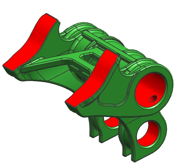 中间摆臂零部件