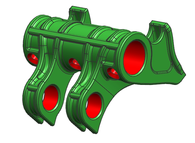 中间摆臂零部件