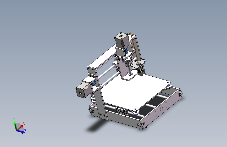 3D打印机——SW图+cad