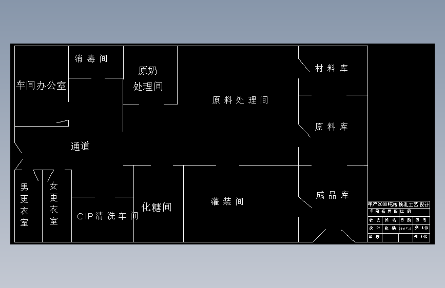 核桃车间布局图