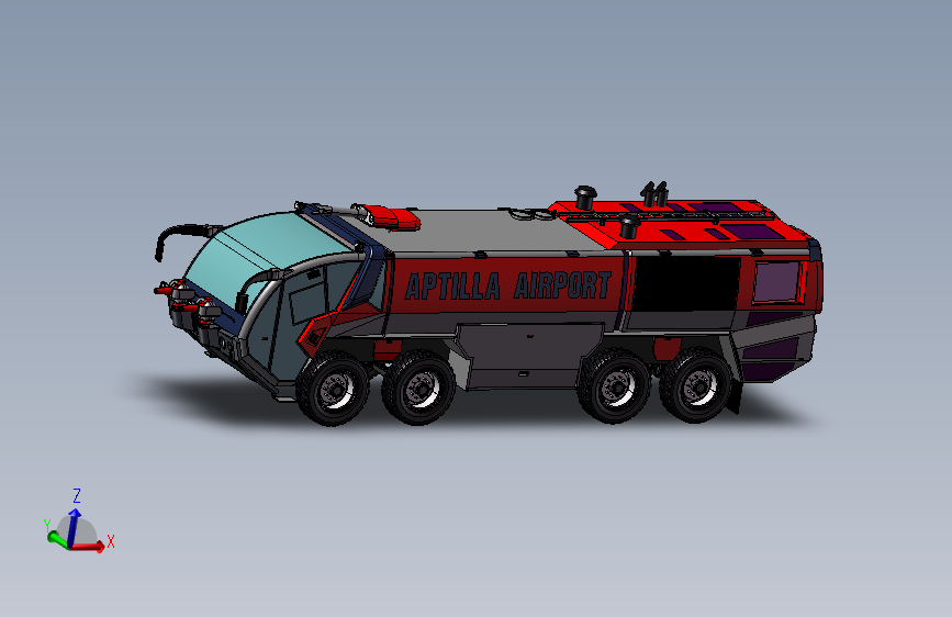 8.重型卡车 3d模型图纸