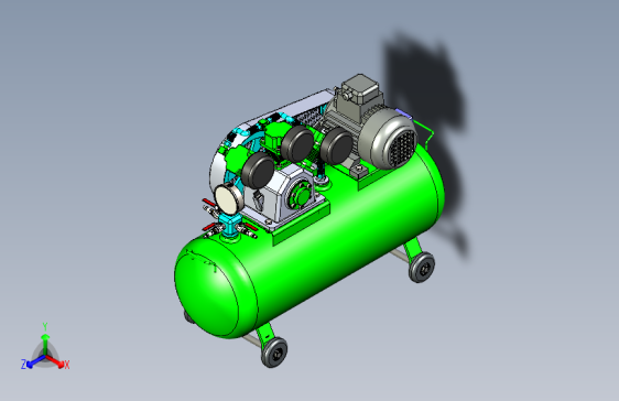 Y6032-空压机+air-compressor-piston-type-1+X_T