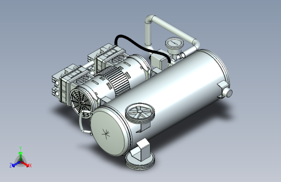 Y6007-空压机+electric-air-compressor-2+IGS