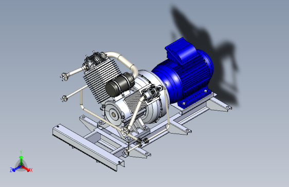 Y6010-空压机+oilless-piston-air-compressor++SW
