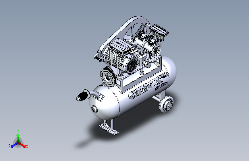 Y6008-空压机+gen-x-compressor-reciprocating+SW+STP