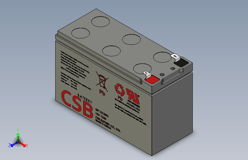 Y5966-电池+12v-12ah-sealed-battery+SW+STP+IGS