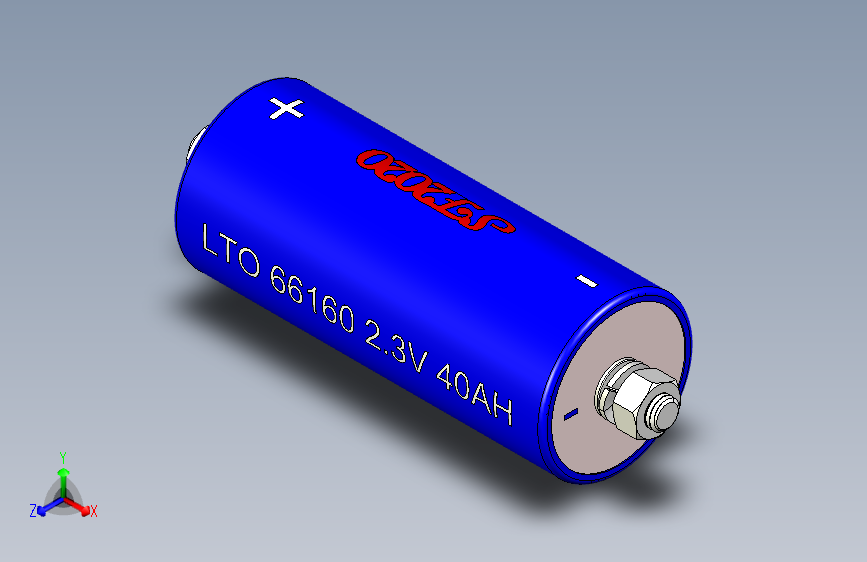 Y5958-电池+LTO+Battery+Cell+66160H+Lithium+Titanium+STP