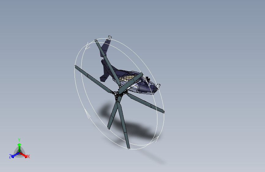 Y5903-直升机+copter-21+STP