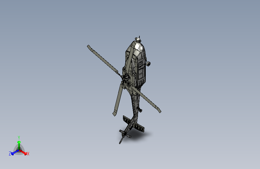 Y5899-直升机+black-hawk-rescue-helicopter+STP