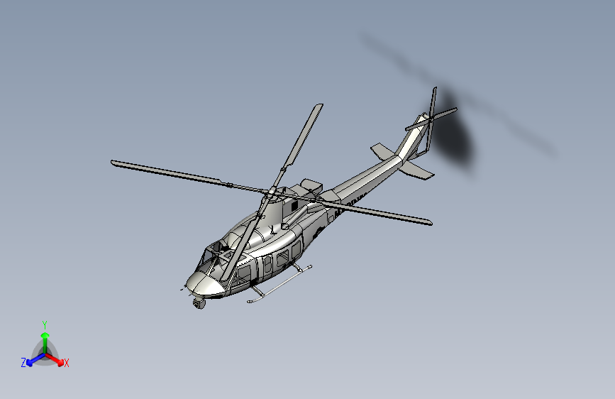 Y5898-直升机+bell-uh-1y-venom-helicopter+SW+STP