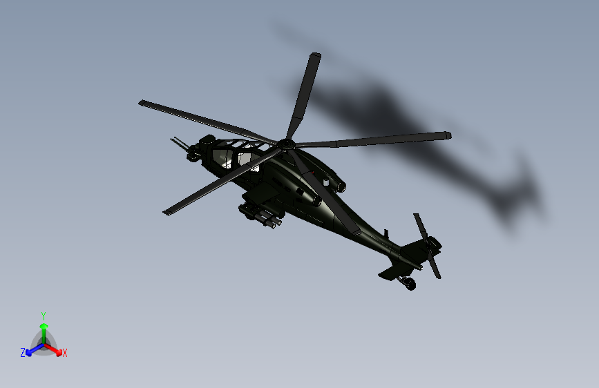 Y5893-直升机+Agusta_A129_Mangusta