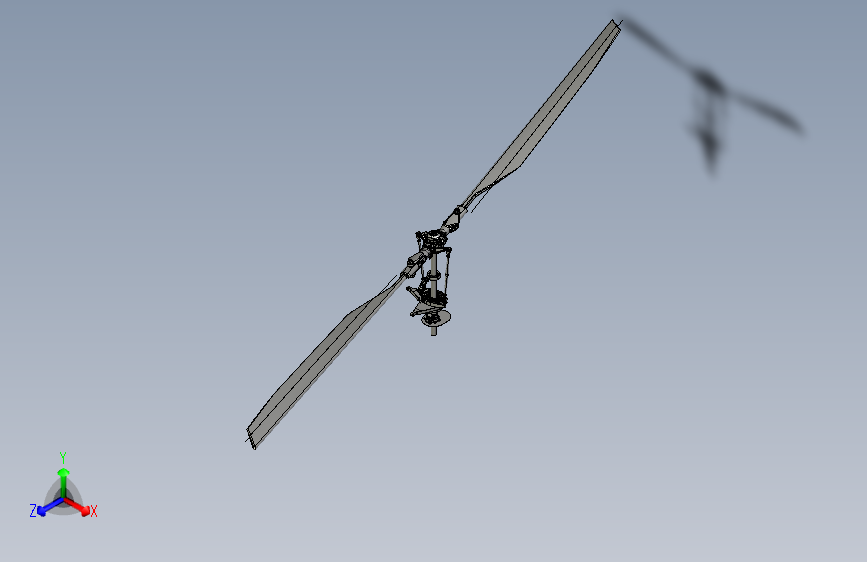 Y5888-直升机+Twin+Blade+Helicopter+Main+Rotor+STP