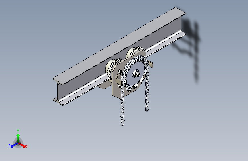 Y5846-葫芦+Trolley+chain+hoist+IGS