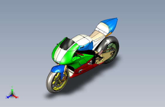 Y6265-摩托车++雅马哈+yzr+m1+igs