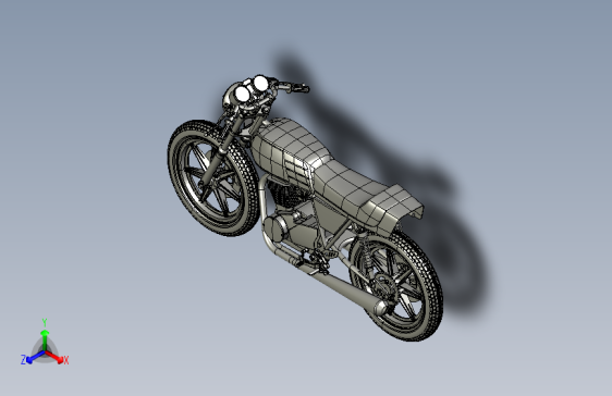 Y6263-摩托车++雅马哈+yamaha+xs400+stp