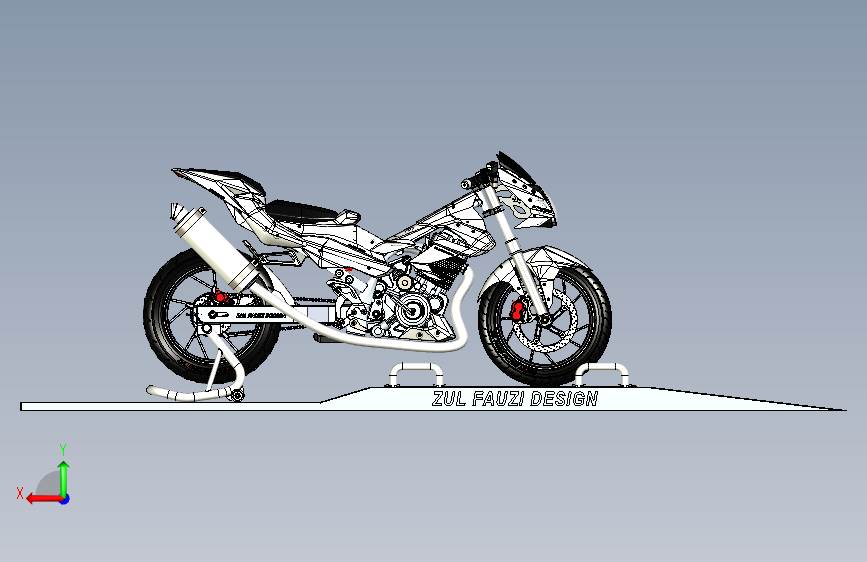 Y6248-摩托车++铃木+suzuki+satria+raider+150+x_t