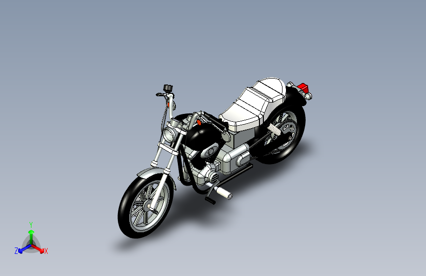 Y6179-摩托车++harley-davidson-fs2+SW