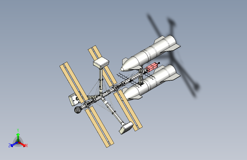 Y6096-卫星+空间站+cycler-spacecraft-v4+STP