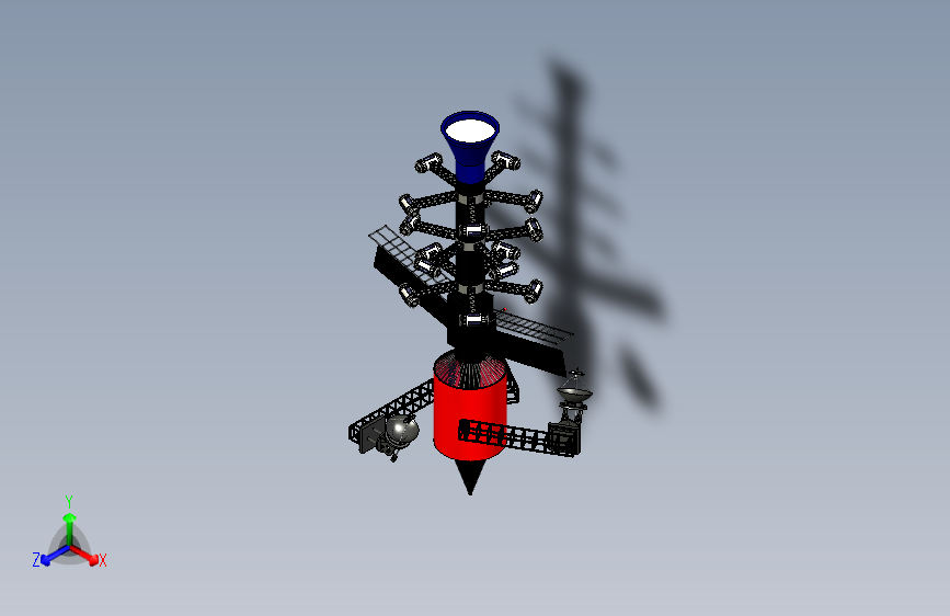 Y6080-卫星+空间站+spaceship-30+SW
