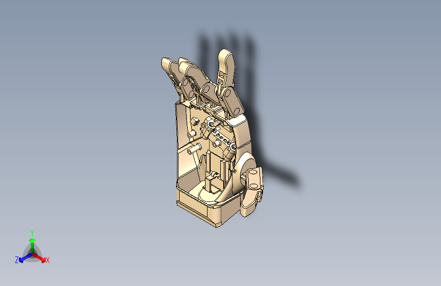 Y6499-机械手++nazree-s-prosthetic-hand+SW+STP+STL