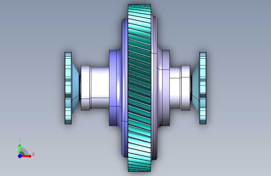 Y6398-差速器+planetary-differential-1+STP 正面视图