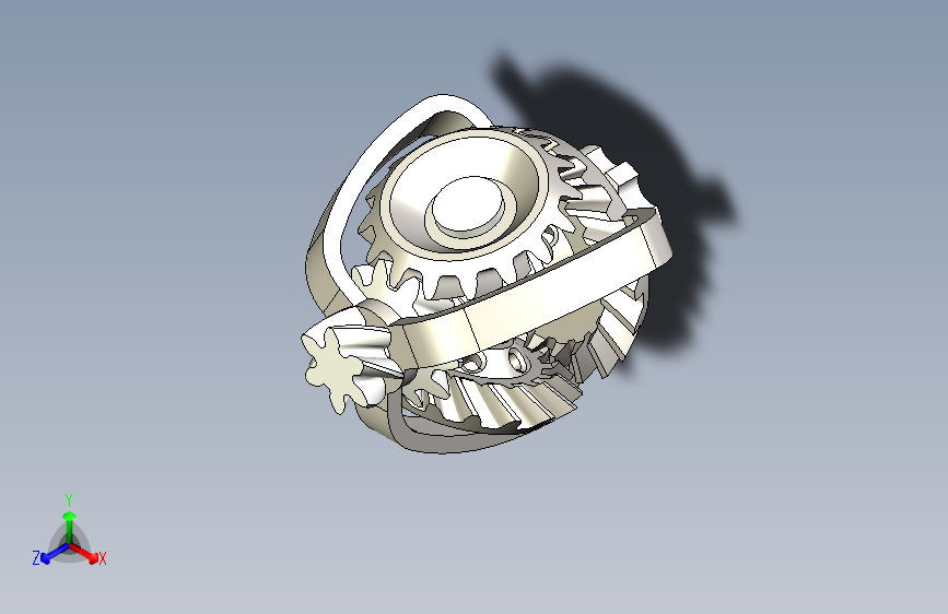 Y6386-差速器+epicyclic-bevel-gear-reducer+SW+STL