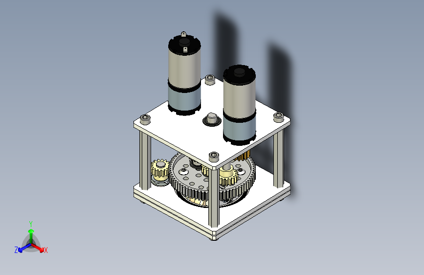 Y6383-差速器+differential-swerve-module-prototype-full-assembly+STP