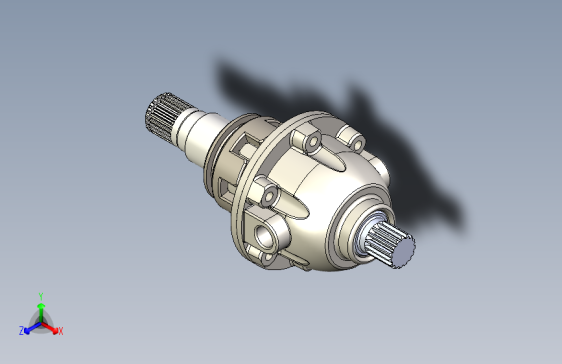 Y6382-差速器+differential-mechanism-3+SW