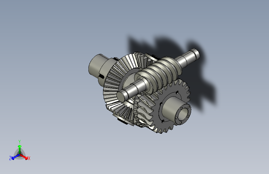 Y6380-差速器+differential-gearbox-50+STP