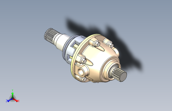 Y6378-差速器+differential-gearbox-36+SW