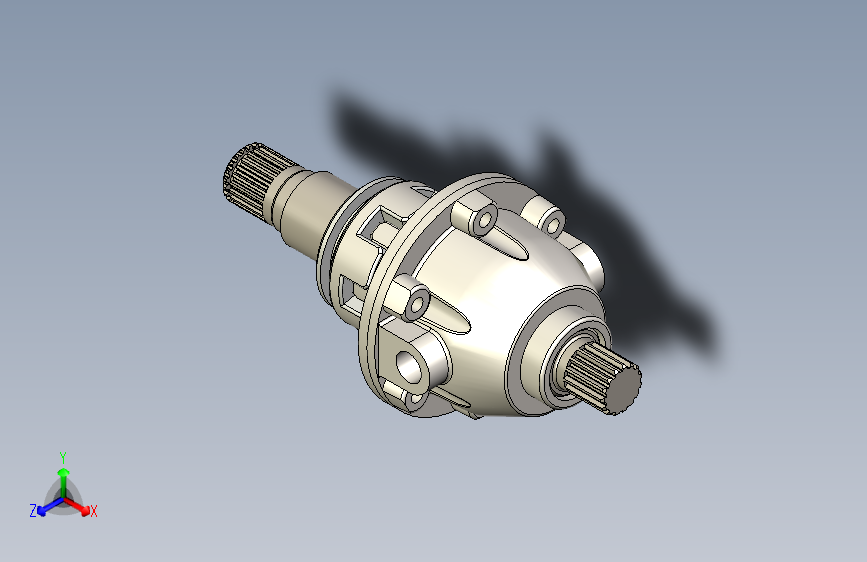Y6361-差速器+Def+Gearbox+SW 主视图